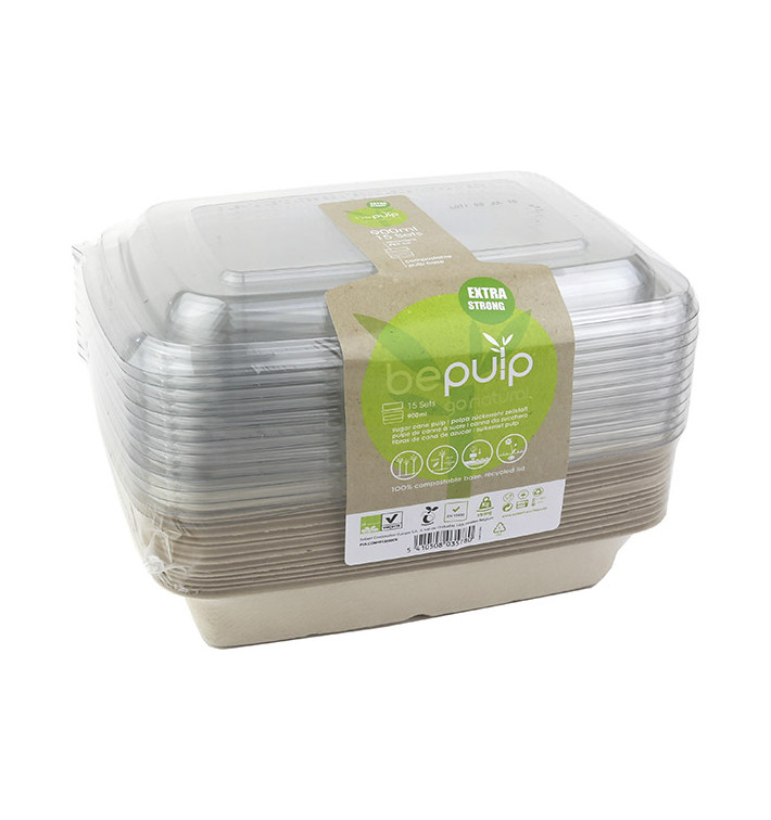 Boîte Canne à Sucre et couvercle 950ml 230x160x60mm (90 Utés) Boîte Canne à Sucre et couvercle 950ml 230x160x60mm (90 Utés)