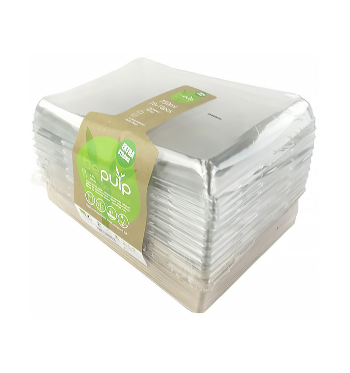 Plateau Canne à Sucre et Couvercle 220x160x60mm (90 Utés) Plateau Canne à Sucre et Couvercle 220x160x60mm (90 Utés)