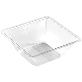 Plastic mini-Kom PET hittebestendig 175ml 9x9x4cm (600 stuks)