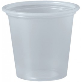 Pot à Sauce Plastique PP Trans. 35ml Ø4,8cm (2500 Utés)