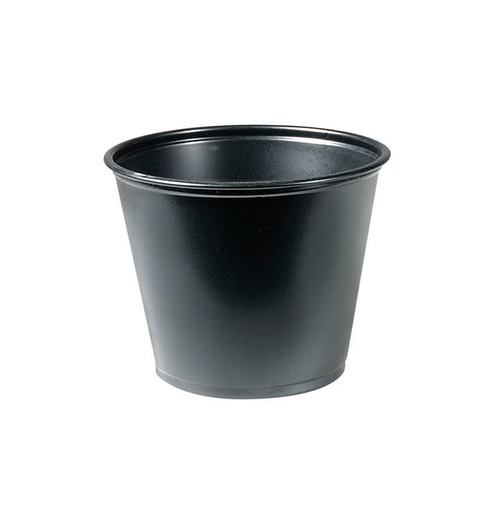 Plastic PP Soufflébeker zwart 165ml Ø7,3cm (125 stuks) Plastic PP Soufflébeker zwart 165ml Ø7,3cm (125 stuks)