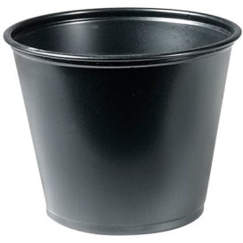 Plastic PP Soufflébeker zwart 165ml Ø7,3cm (2500 stuks) 