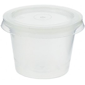 Pot à Sauce Plastique PP avec Couvercle 33ml (100 Utés)