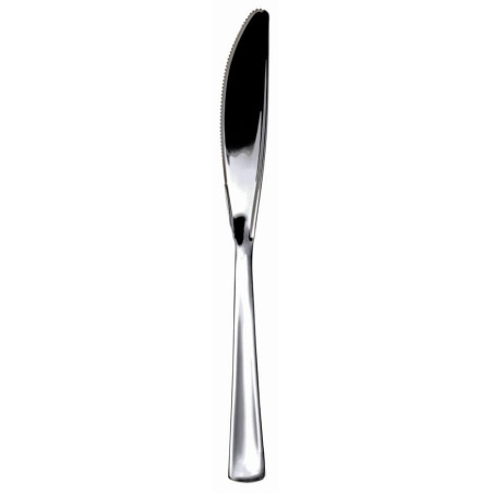 Plastic mes gemetalliseerd 20cm (500 stuks)