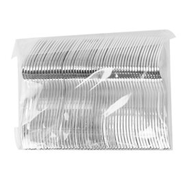 Plastic vork gemetalliseerd 19cm (500 stuks)