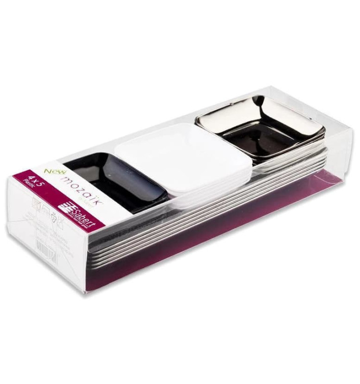 Kit Dégustation Plastique Assiette et Plateau 20 pièces (1 Kit) Kit Dégustation Plastique Assiette et Plateau 20 pièces (1 Kit)