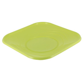 Assiette Plastique PP "X-Table" Citron vert 180mm (8 Utés)