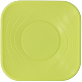 Bol Plastique PP Carré "X-Table" Vert 18x18cm (8 Utés)