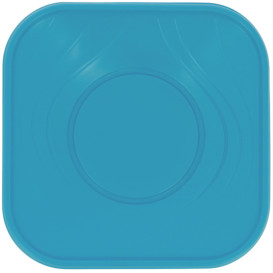 Assiette Plastique PP "X-Table" Turquoise 180mm (8 Utés)