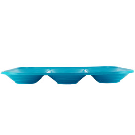 Plateau PP "X-Table" 3C Turquoise 330x230mm (2 Utés)