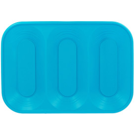 Plateau PP "X-Table" 3C Turquoise 330x230mm (2 Utés)