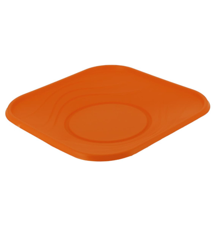 Assiette Plastique PP "X-Table" Orange 180mm (8 Utés)