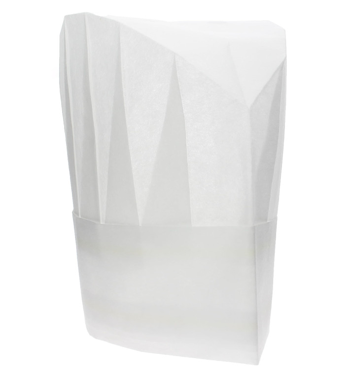 Toque en TST Continental Blanc (100 unités) Toque en TST Continental Blanc (100 unités)