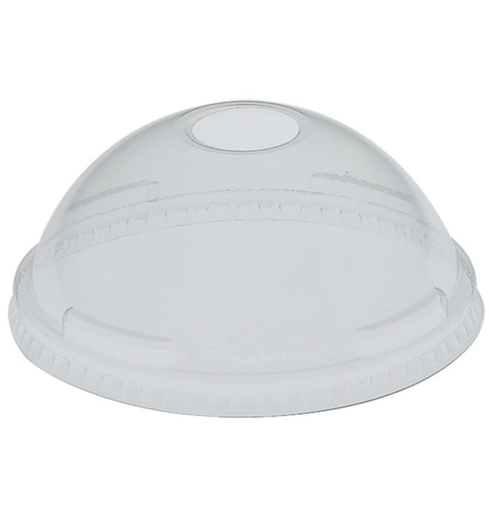 Couvercle Dôme Perforé PET Cristal Ø9,2cm (100 Unités) Couvercle Dôme Perforé PET Cristal Ø9,2cm (100 Unités)