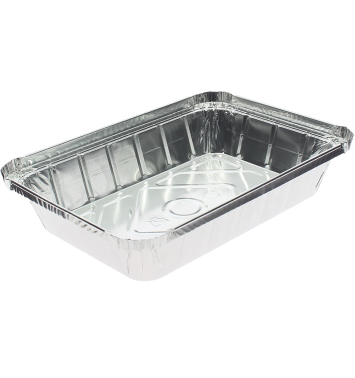 Barquette Aluminium 890ml 225x155x36mm (100 Unités) Barquette Aluminium 890ml 225x155x36mm (100 Unités)