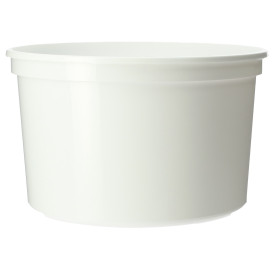Pot en Plastique Blanc 500ml  Ø11,5cm (500 Utés)