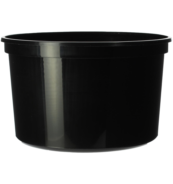 Pot en Plastique Noir 500cc Ø11,5cm (500 Unités)