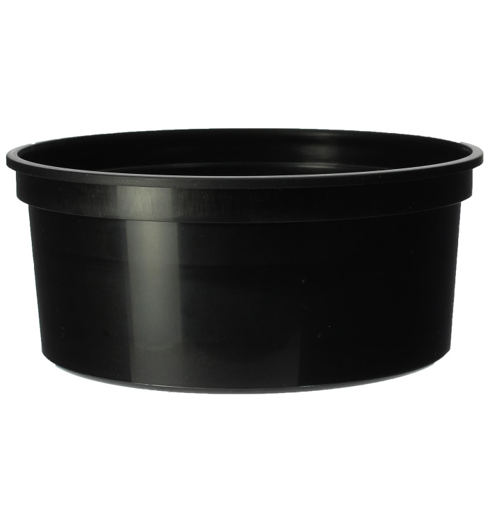 Pot en Plastique Noir 350cc Ø11,5cm (500 Unités) Pot en Plastique Noir 350cc Ø11,5cm (500 Unités)