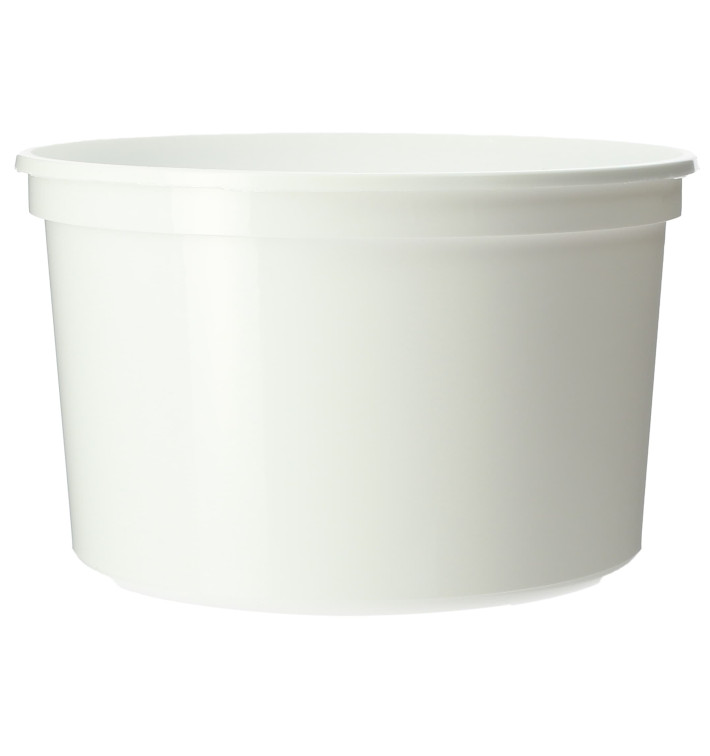 Plastic deli Container wit PP 500ml Ø11,5cm (50 stuks) Plastic deli Container wit PP 500ml Ø11,5cm (50 stuks)