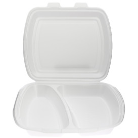 Boîte en FOAM 2 Compartiments 240x210x70mm (250 Unités)