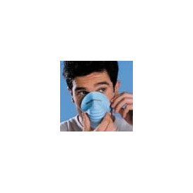 Wegwerp PP stofmasker blauw 