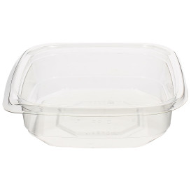 Plastic deli Container PET onverbrekelijk 250ml 12x12x3cm (1000 stuks)