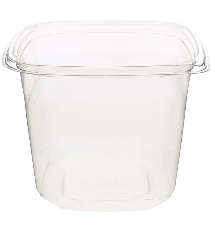 Plastic deli Container PET onverbrekelijk 750ml 12x12x9cm (50 stuks) Plastic deli Container PET onverbrekelijk 750ml 12x12x9cm (50 stuks)