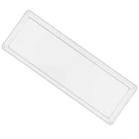 Plat plastique Transparent 4,6x13cm (50 Utés)