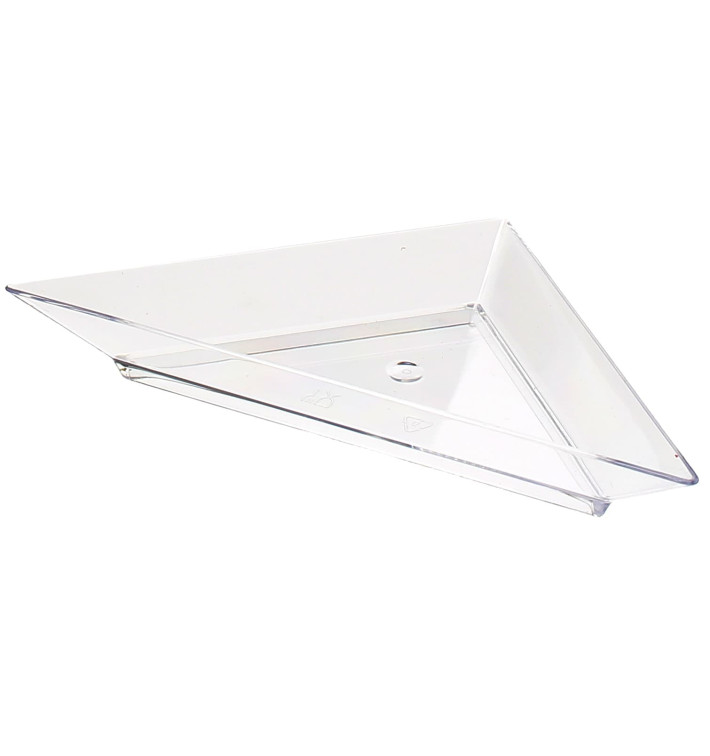 Plastic PS proefschotel Driehoekige vorm 5x10cm (576 stuks) Plastic PS proefschotel Driehoekige vorm 5x10cm (576 stuks)