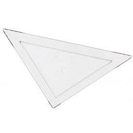 Assiette Triangulaire Dégust.Transp 5x10cm (8 Unités)
