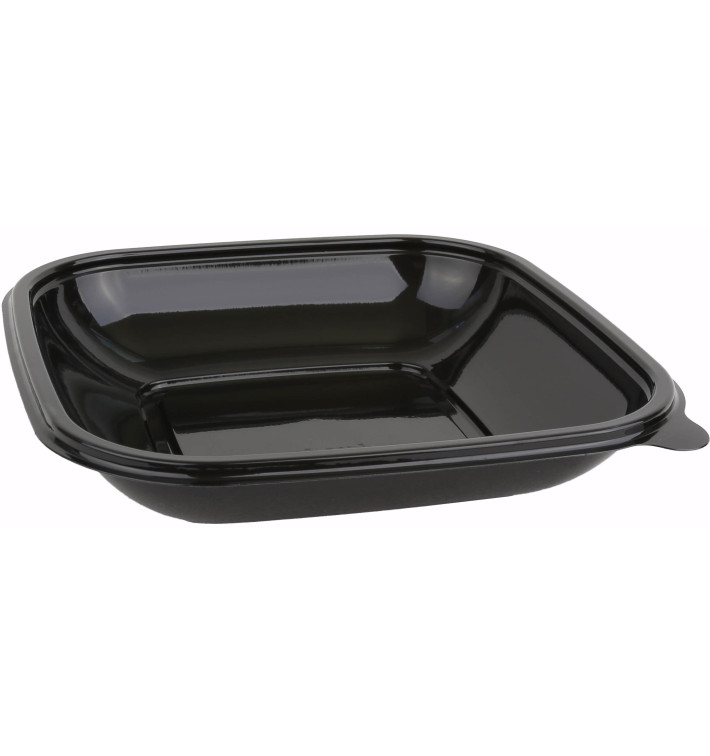 Plastic Kom PET zwart 500ml 17,5x17,5x4cm (300 stuks)
