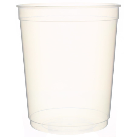 Pot en Plastique PP Tra 1000ml Ø11,5cm (50 Unités) 