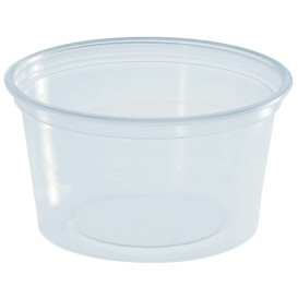 Pot à Sauce Plastique PS Trans. 80ml Ø7cm (100 Utés)