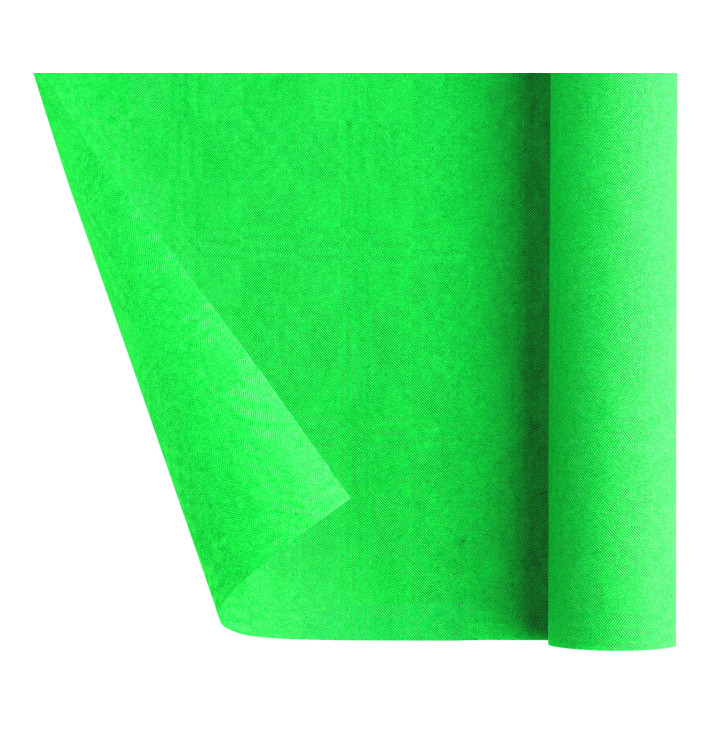 Nappe en Papier en Rouleau Vert 1,2x7m (25 Utés) Nappe en Papier en Rouleau Vert 1,2x7m (25 Utés)