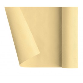 Papieren tafelkleed rol crème 1,2x7m (1 stuk)