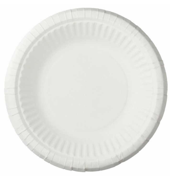 Assiette Creuse en Papier Blanc Ø19cm (1000 Unités)