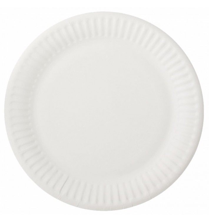 Assiette en Papier Blanc Ø15cm (2000 Unités)