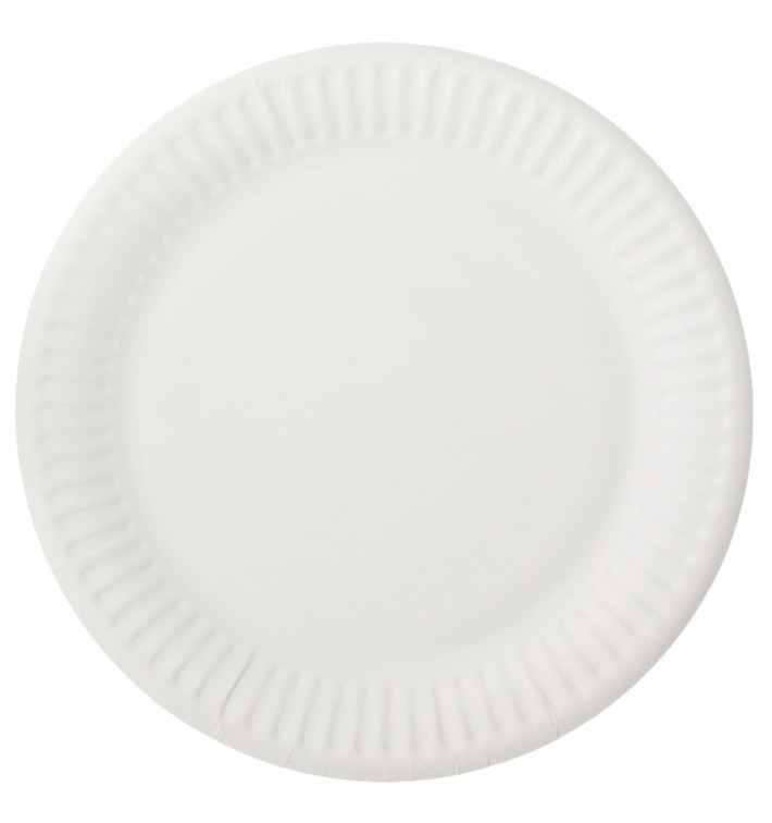 Assiette en Papier Blanc Ø15cm (2000 Unités)