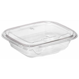 Plastic deli Container PET onverbrekelijk 375ml 14x12x4cm (84 stuks)