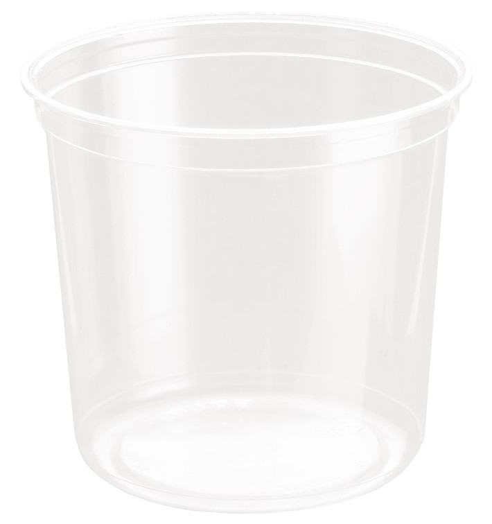 Plastic deli Container rPET "DeliGourmet" 24 Oz/710ml (500 stuks)