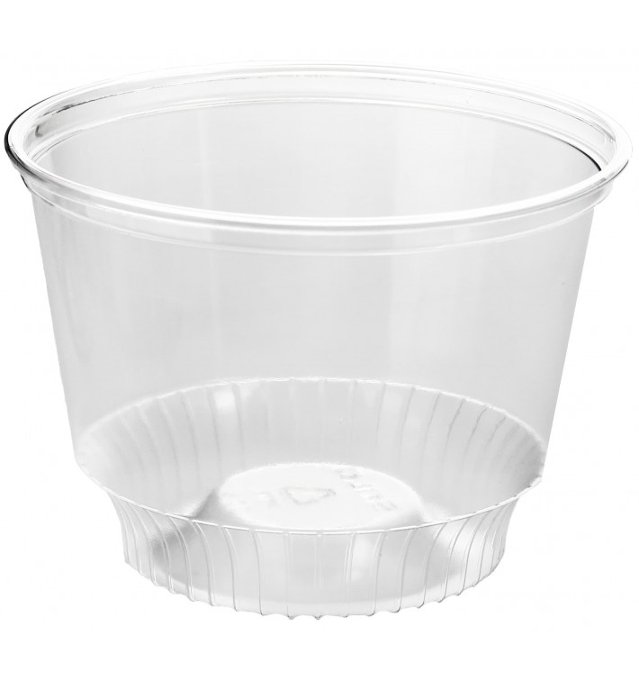 Plastic PET Container Kristal Solo® 8Oz/240ml Ø9,2cm (50 stuks)
