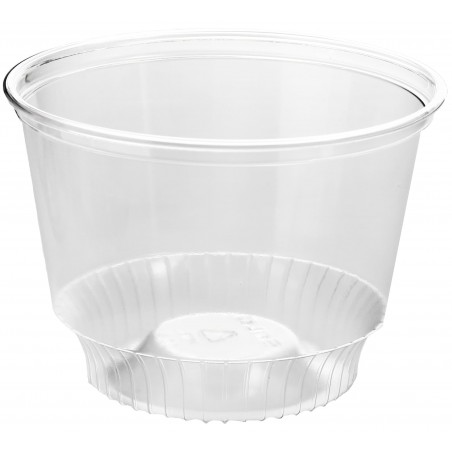 Plastic PET Container Kristal Solo® 8Oz/240ml Ø9,2cm (50 stuks)