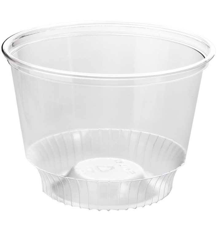 Plastic PET Container Kristal Solo® 8Oz/240ml Ø9,2cm (1000 stuks)