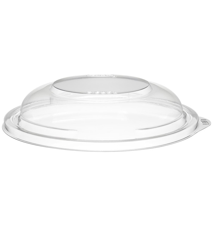 Kunststof hoog koepel Deksel PET voor Saladekom transparant Ø15cm (504 stuks) Kunststof hoog koepel Deksel PET voor Saladekom transparant Ø15cm (504 stuks)