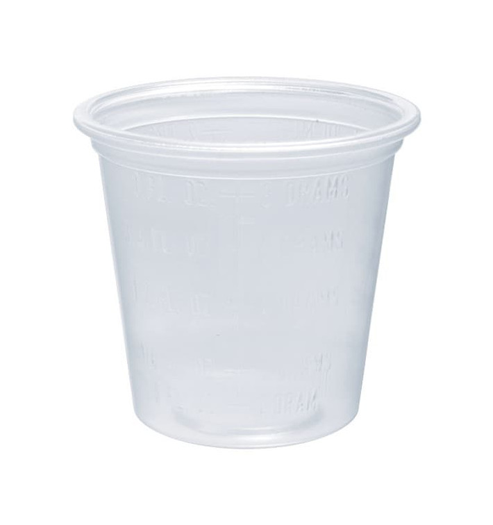 Pot à Sauce PP Trans. Doseur 35ml Ø4,8cm (125 Utés) Pot à Sauce PP Trans. Doseur 35ml Ø4,8cm (125 Utés)
