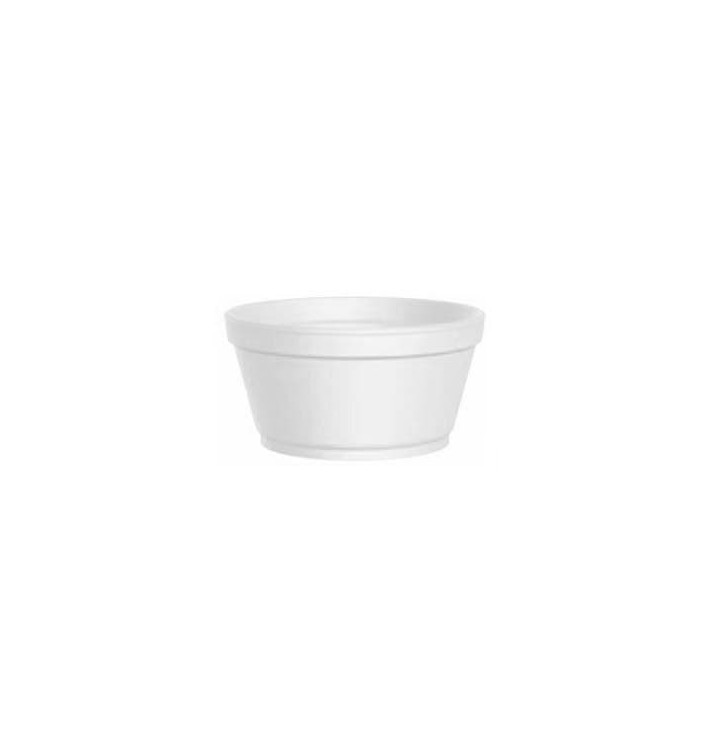 Pot en Foam Blanc 3,5 Oz/100ml Ø7,4cm (1000 Unités) Pot en Foam Blanc 3,5 Oz/100ml Ø7,4cm (1000 Unités)