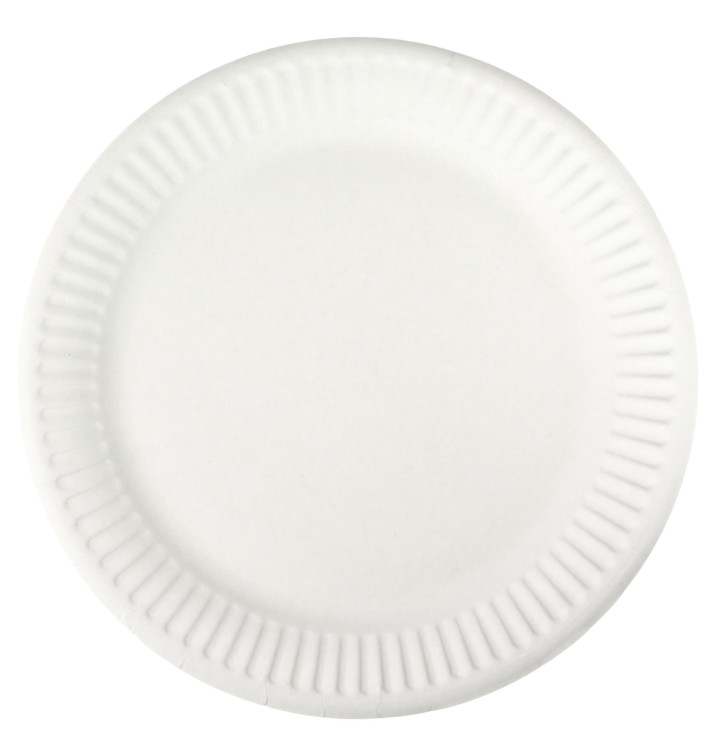 Assiette en Papier Blanc Ø18,5cm (1000 Unités) Assiette en Papier Blanc Ø18,5cm (1000 Unités)