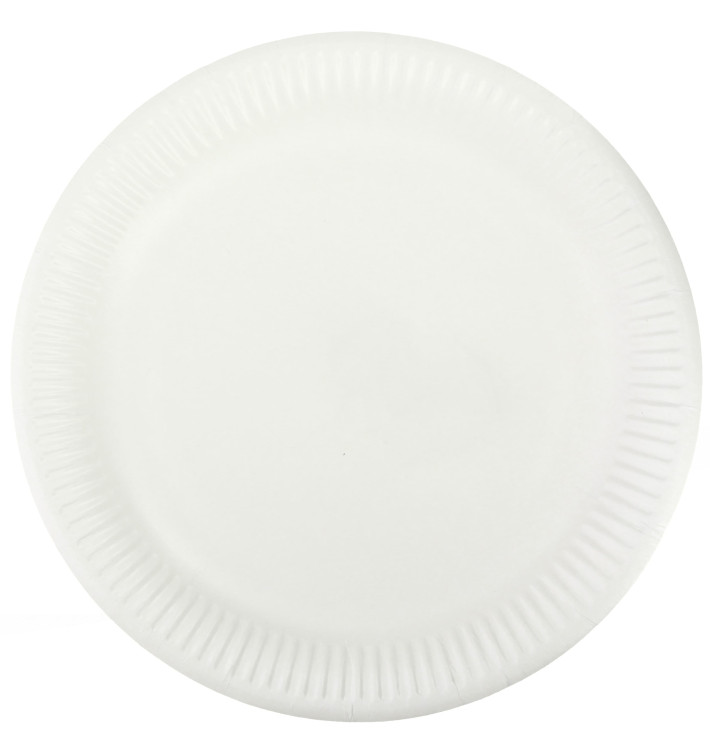 Assiette en Papier Blanc Ø23cm (1000 Unités) Assiette en Papier Blanc Ø23cm (1000 Unités)