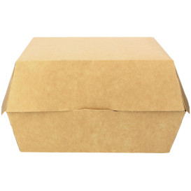 Boîte à Hamburgueur Kraft Mega 18x16,5x9 cm (200 Utés)
