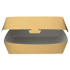 Boîte à Hamburgueur Kraft Géant 23x17,5x8cm (25 Utés)